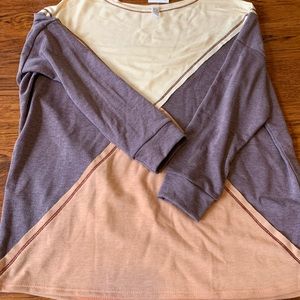 NWOT Colorblock Shirt